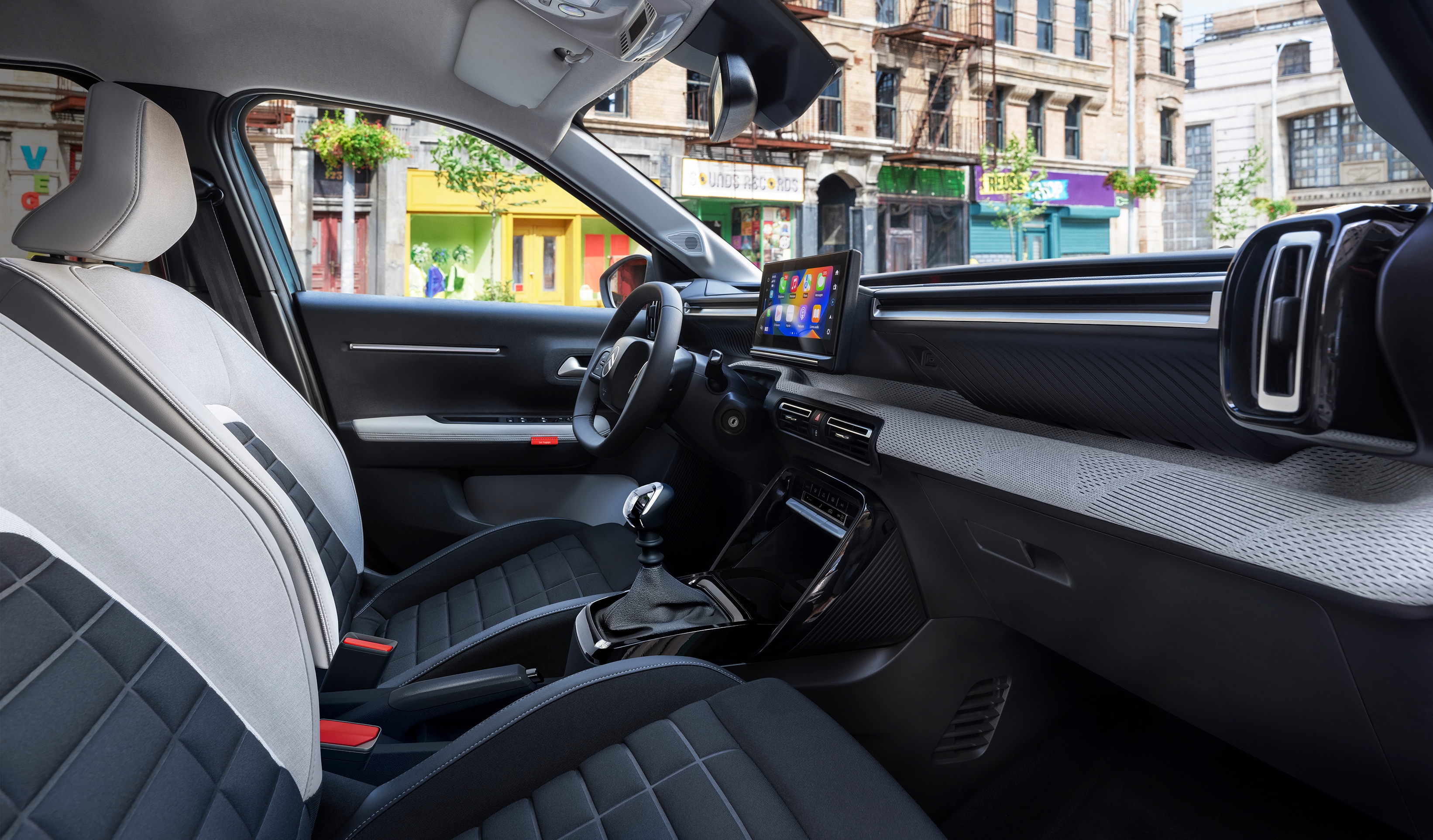 eC3 front seats interior view